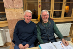 Der neue 1. Vorsitzende Dietmar Klamser und der Ehrenvorsitzende Lothar Stahl